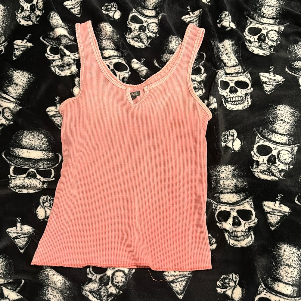 Pink low cut neck from wild fable size s